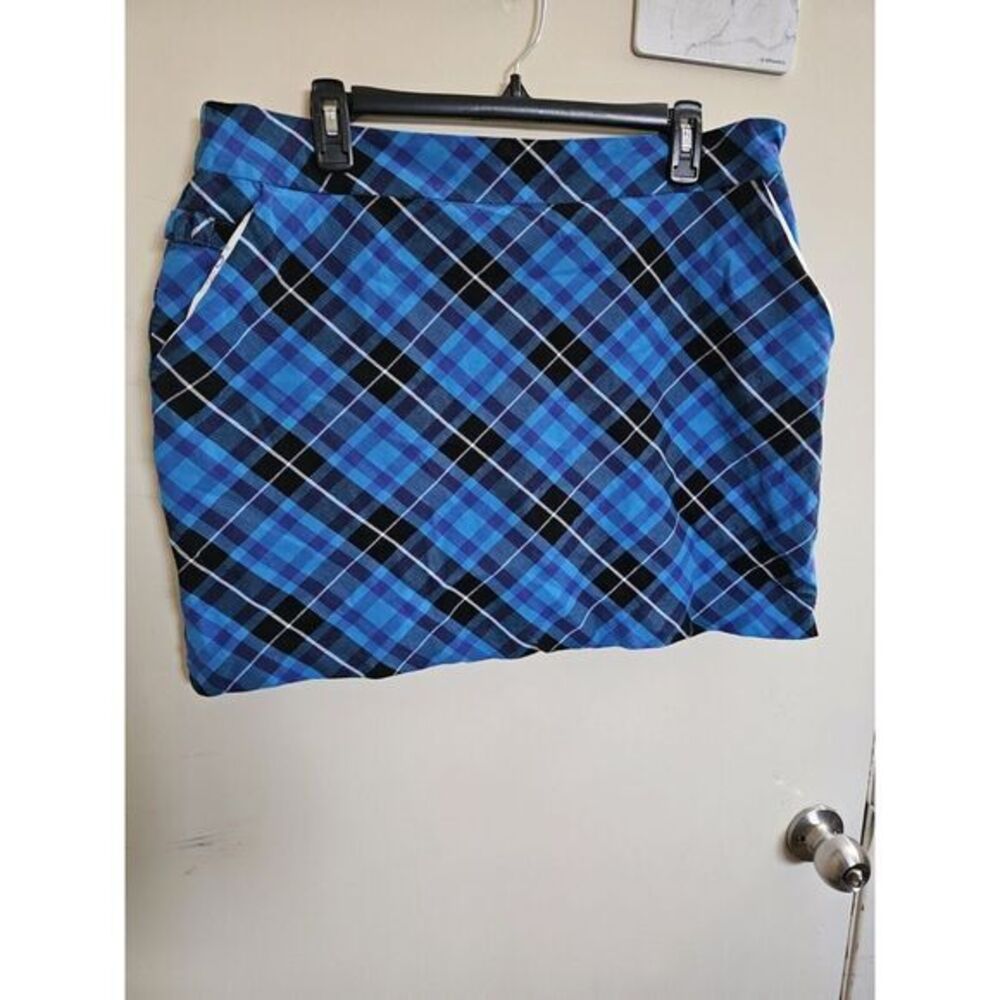 Royal &‎ Awesome Women's Blue Plaid Ladies Skort Size 16